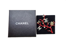 画像をギャラリービューアに読み込む, CHANEL シャネル COCO ココマーク Seashell Coral Shaped 貝殻 珊瑚 Rhinestone Brooch ラインストーン ブローチ
