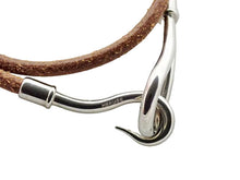 画像をギャラリービューアに読み込む, HERMES エルメス Jumbo ジャンボ Leather Bracelets Choker 2WAY レザー ブレスレット チョーカー
