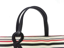 画像をギャラリービューアに読み込む, Roberta di Camerino ロベルタ ディ カメリーノ Border Mini Toto Bag ボーダー ミニ トートーバッグ
