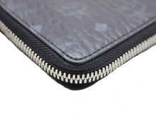 画像をギャラリービューアに読み込む, MCM エムシーエム Mini Zip Wallet in Visetos Original ミニ ジップ ウォレット ヴィセトス オリジナル Card Coin Purse カード/コインケース MYLAAVI03BK001
