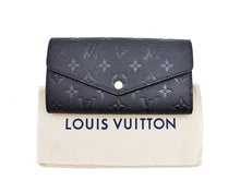 画像をギャラリービューアに読み込む, LOUIS VUITTON ルイヴィトン Monogram Empreinte モノグラム･アンプラント Sarah Wallet ポルトフォイユ･サラ M82257
