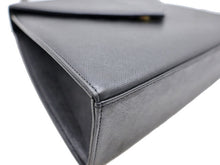 画像をギャラリービューアに読み込む, YSL SAINT LAURENT イブ・サンローラン Vintage ヴィンテージ Logo Leather Hand Bag ロゴマーク レザー ハンドバッグ
