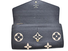 画像をギャラリービューアに読み込む, LOUIS VUITTON ルイヴィトン Bicolor Monogram Empreinte バイカラー モノグラム･アンプラント Sarah Wallet ポルトフォイユ･サラ M80496
