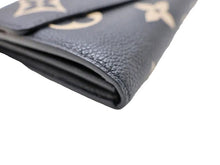 画像をギャラリービューアに読み込む, LOUIS VUITTON ルイヴィトン Bicolor Monogram Empreinte バイカラー モノグラム･アンプラント Sarah Wallet ポルトフォイユ･サラ M80496

