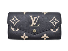 画像をギャラリービューアに読み込む, LOUIS VUITTON ルイヴィトン Bicolor Monogram Empreinte バイカラー モノグラム･アンプラント Sarah Wallet ポルトフォイユ･サラ M80496
