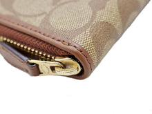 画像をギャラリービューアに読み込む, COACH コーチ Signature シグネチャー Accordion Zipper Long Wallet アコーディオン ジップ ロング ウォレット ラウンドファスナー長財布 F54630
