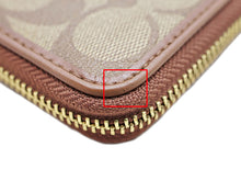 画像をギャラリービューアに読み込む, COACH コーチ Signature シグネチャー Accordion Zipper Long Wallet アコーディオン ジップ ロング ウォレット ラウンドファスナー長財布 F54630

