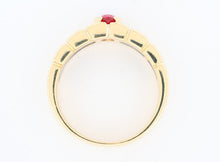 画像をギャラリービューアに読み込む, PRIMA BIJOUX プリマビジュー リング K18YG ルビー 0.71 ブラッドストーン ＃13.5

