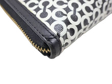 画像をギャラリービューアに読み込む, COACH コーチ Op art オプアート Organizer Accordion Zipper Long Wallet オーガナイザー アコーディオン ジップ ロング ウォレット ラウンドファスナー長財布
