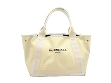 画像をギャラリービューアに読み込む, BALENCIAGA バレンシアガ NAVY CABAS ネイビーカバス S Tote Bag トートバッグ 339933
