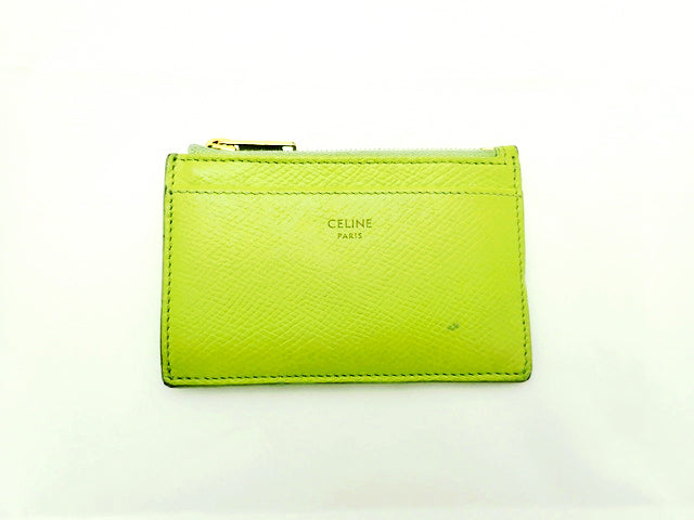 CELINE セリーヌ Zipped Card Holder ジップ付きカードホルダー