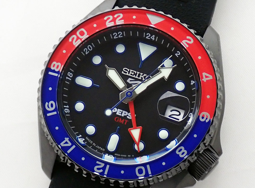 セイコー 5スポーツ SKX series SBSC023 Pepsi コラボレーション限定モデル