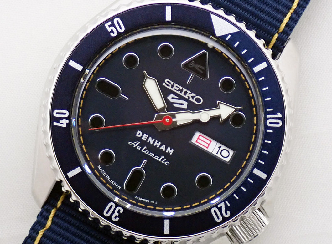 セイコー 5スポーツ SKXシリーズ DENHAMコラボ SBSA281