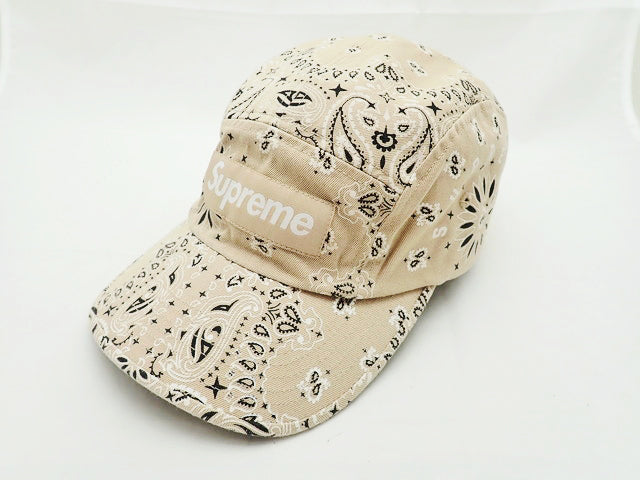 Supreme シュプリーム Bandana Camp Cap バンダナ キャンプ キャップ 帽子 Made in USA