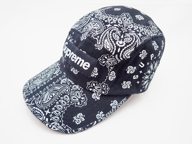 Supreme シュプリーム Bandana Camp Cap バンダナ キャンプ キャップ 帽子 Made in USA