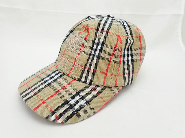 Supreme×BURBERRY LONDON シュプリーム×バーバリー ロンドン Denim 6-Panel Camp Cap デニム ６パネル キャンプ キャップ 帽子 Made in USA