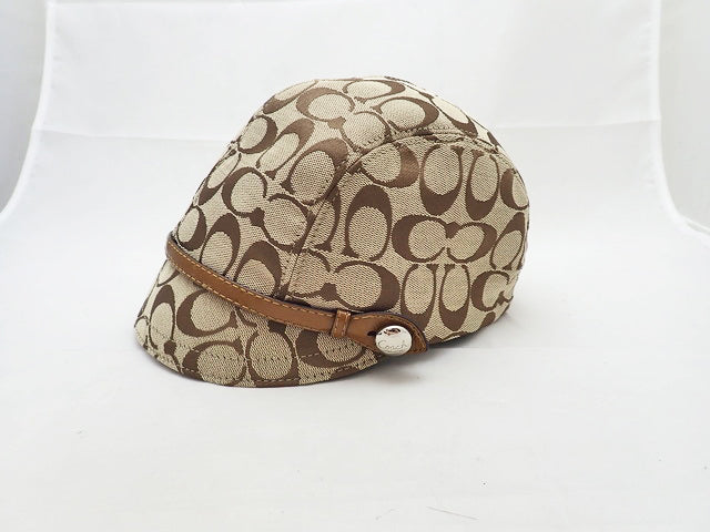 COACH コーチ Signature シグネチャー KAREE CAP HAT カレー キャップ ハット 帽子 F80908