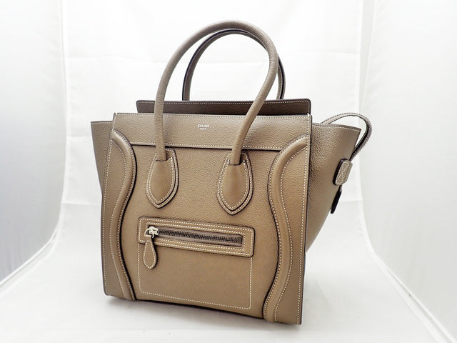 CELINE セリーヌ MICRO LUGGAGE SHOPPER ラゲージ マイクロ ショッパー Hand Bag ハンドバッグ 189793DRU