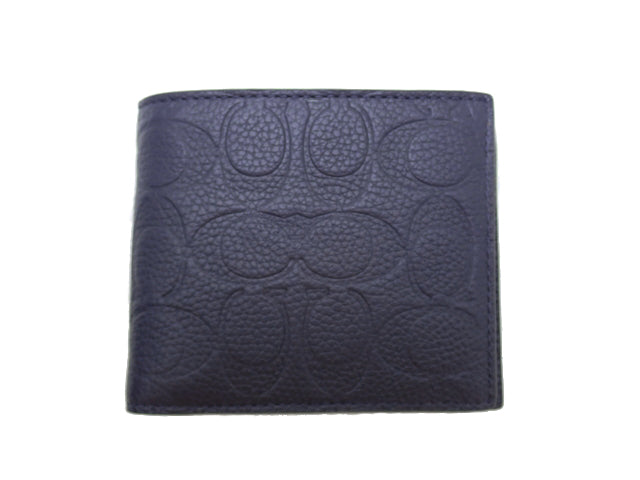 COACH コーチ 3-IN-1 Wallet Signature Leather 3-IN-1 ウォレット シグネチャー レザー Detachable ID Window Card Case Biｆold Wallet Without Coin Purse 取り外し可能IDウィンドウ/カードケース付 小銭入れ無し 二つ折り財布 C1231