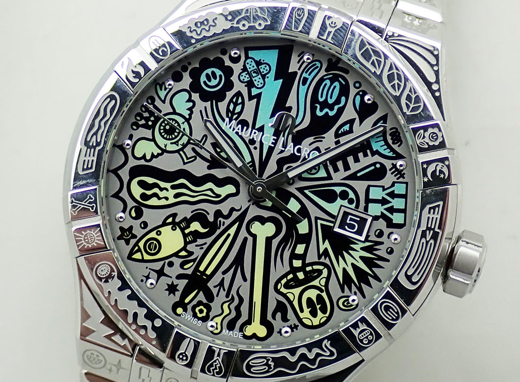 モーリス・ラクロア アイコン オートマティック Wotto リミテッドエディション AI6008-SS009-090-1