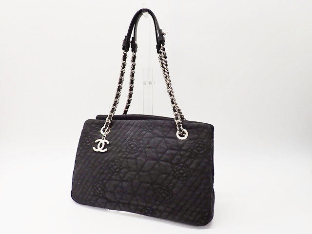 シャネル CHANEL 31RUE CAMBON カメリア デニム マドモアゼル チェーンショルダー トートバッグ A66903