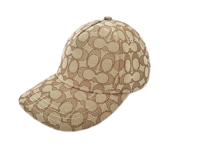 COACH コーチ Signature Jacquard シグネチャー ジャガード Baseball Hat ベースボール ハット CB706