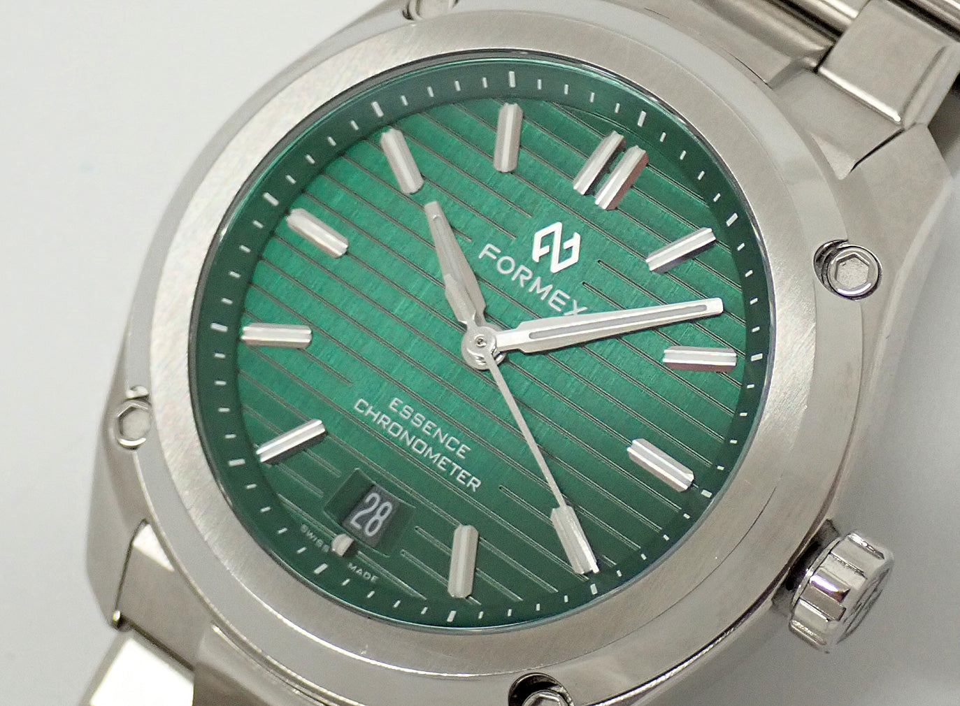 KAGAMI INDUSTRIAL 腕時計 シルバー/グレー LONGUX スケルトン腕時計 青/シルバー