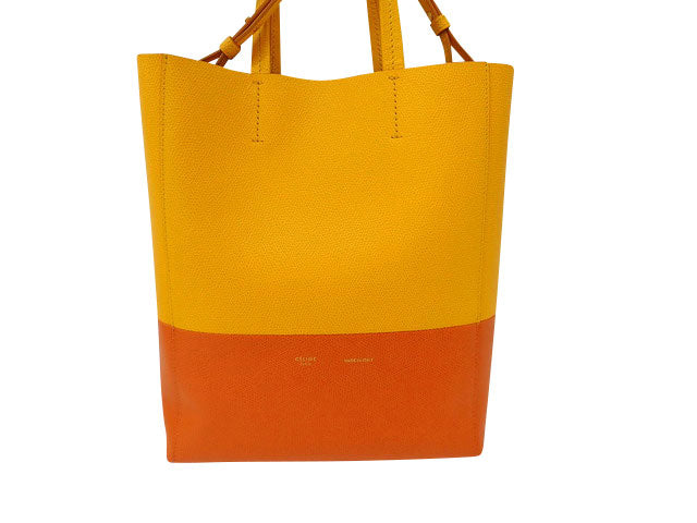 CELINE セリーヌ Vertical CABAS バーティカル カバ Small Bicolor 2WAY Tote Bag スモール –  正木屋質店