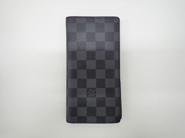 LOUIS VUITTON ルイヴィトン Damier Graphite ダミエ･グラフィット Portefeuil Brazza ポルトフォイユ･ブラザ Old Model 旧型モデル N62665