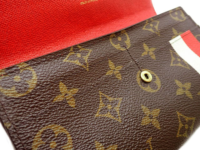 LOUIS VUITTON ルイヴィトン MONOGRAM GROOM モノグラム・グルーム ポルトフォイユ・サラ ベルボーイ ルージュ M60034