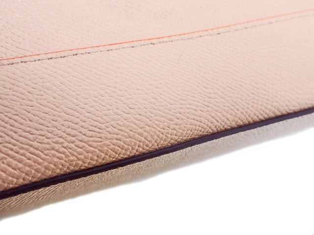 COACH コーチ Multi-edge painted crossgrain leather マルチ