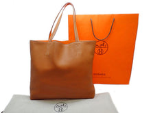 画像をギャラリービューアに読み込む, - エルメス ドゥブル センス 45 リバーシブルトートバッグ トリヨンクレマンス ゴールド/オレンジ □R刻印(2014年製)
