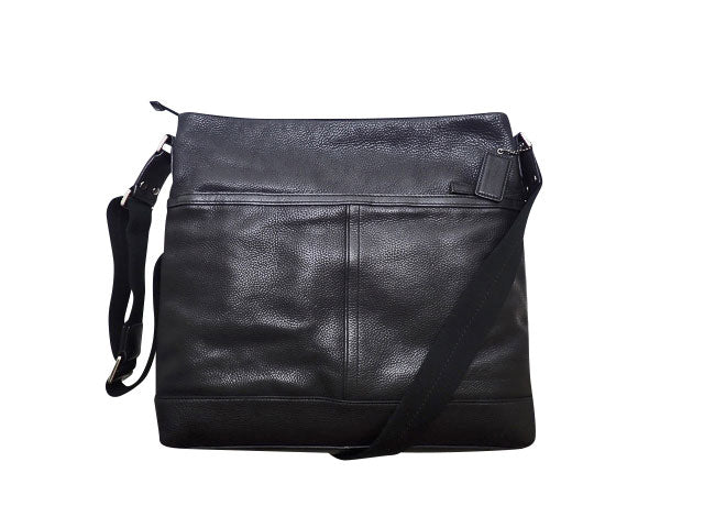 - COACH コーチ F70457 キャムデン ペブルドレザー ラージ ジップトップ クロスボディ ショルダーバッグ