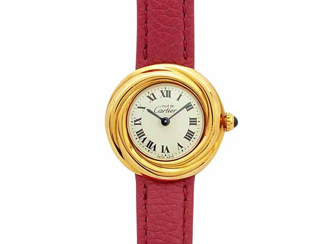 デザート好きさん専用　カルティエ　腕時計 中古】CARTIER TORTUE LARGE MODEL DATE & POWER RESERVE CPCP