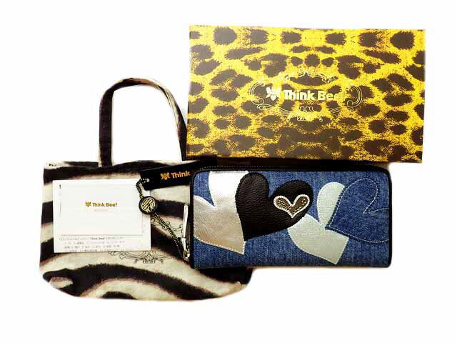 - Think Bee！ シンクビー スプマンテブルー ラウンド 長財布 A000396
