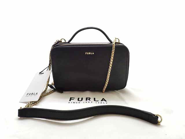 最終価格⭐︎安心鑑定付！美品！ FURLA 黒 ビジネスバッグ 保存袋付き FURLA ビジネスバッグ 黒 - メルカリ