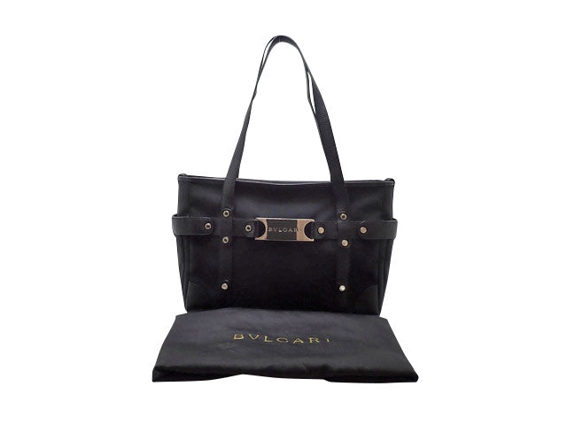 - BVLGARI ブルガリ ロゴプレート トートバッグ
