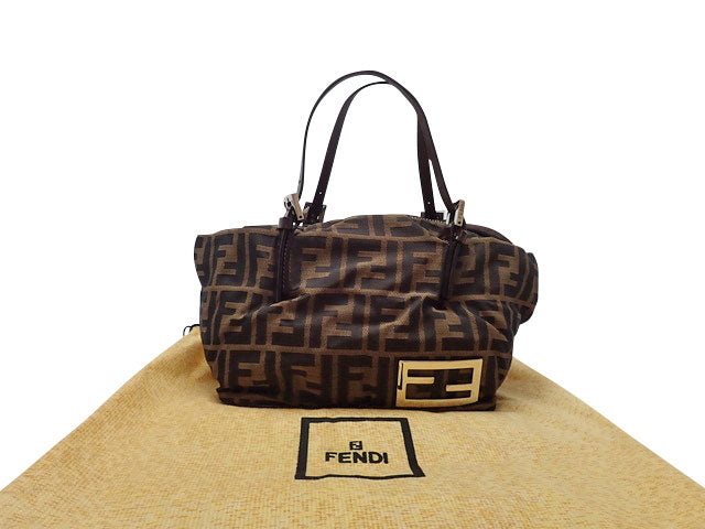 - FENDI フェンディ ズッカ柄 ミニハンドバッグ