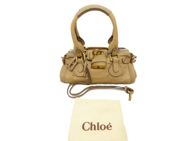 - Chloe クロエ ミニパディントン ベージュ