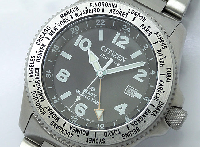 シチズン プロマスター エコドライブ GMT B877-R011618